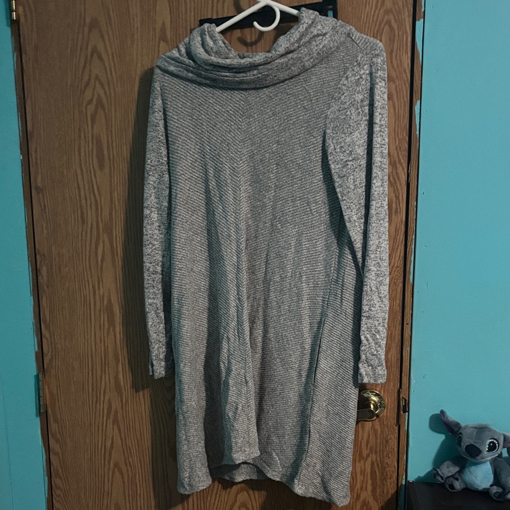 Apt. 9 Gray Long Sleeve Dress